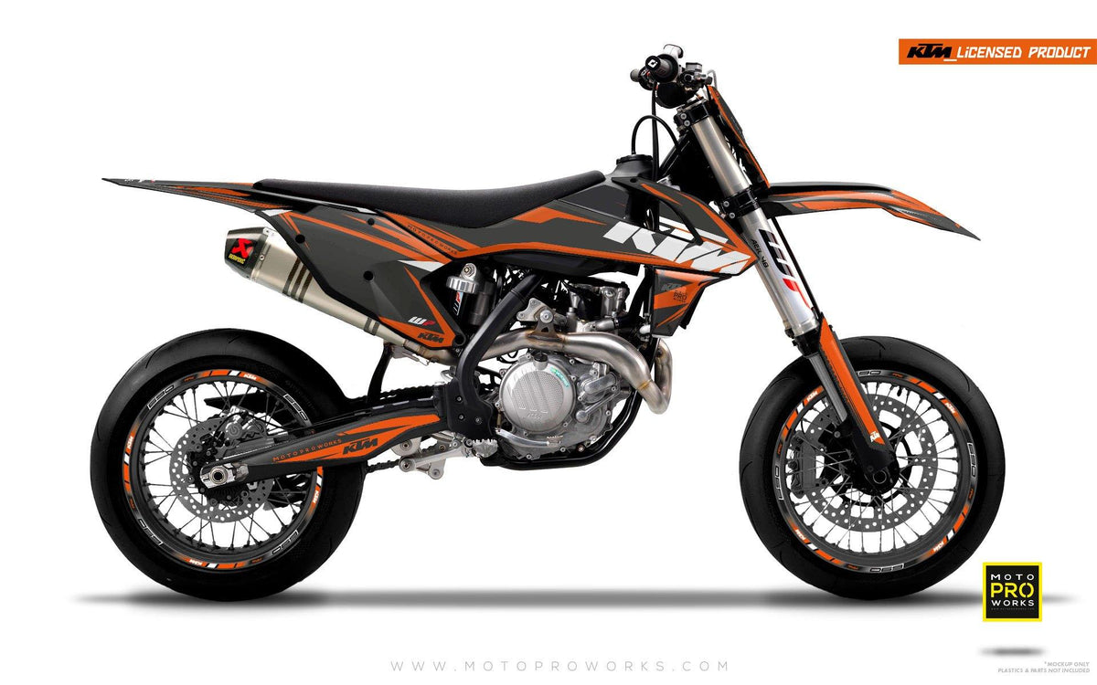 KTM GRAPHIC KIT - &quot;EDGE&quot; (greyprimer) - MotoProWorks | Decals and Bike Graphic kit