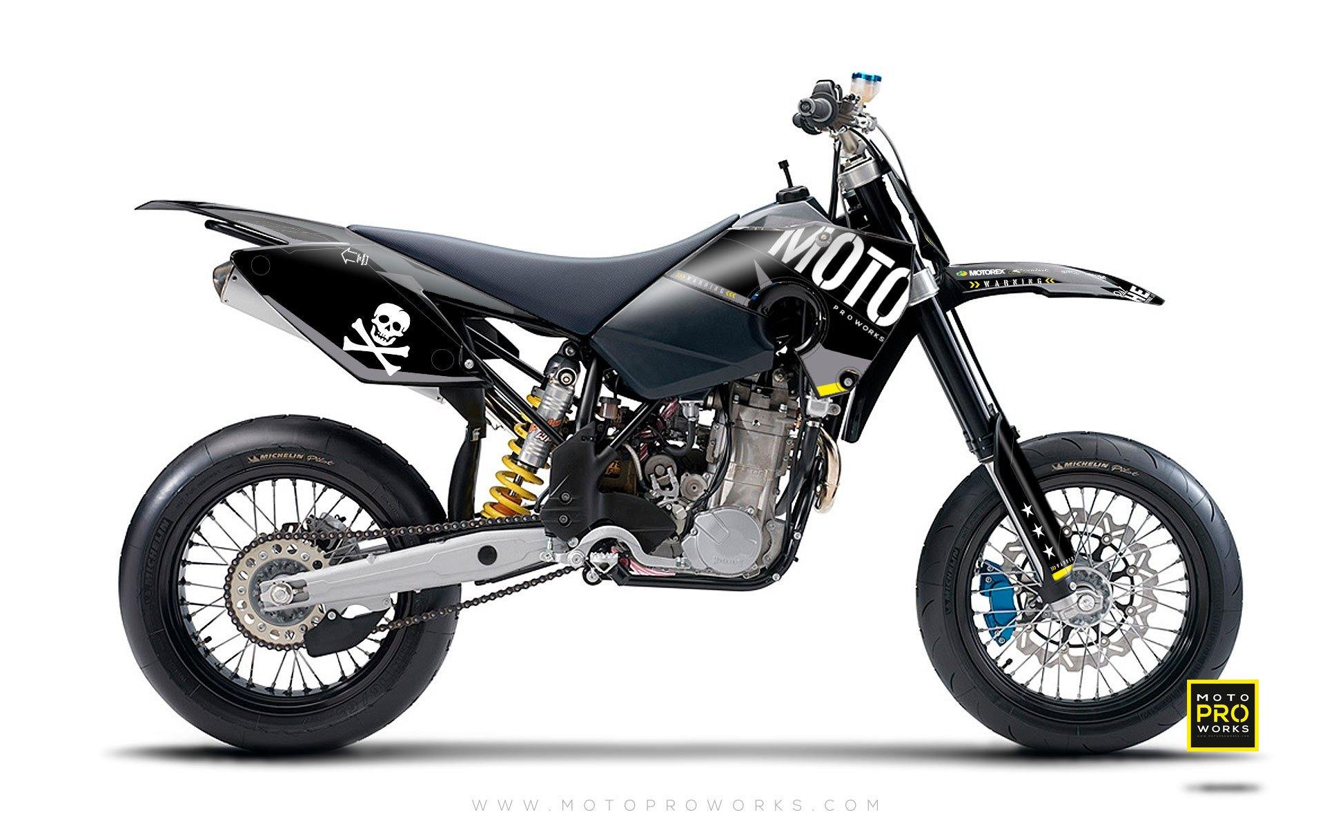 Husaberg GRAPHIC KIT - "GTECH" (black) - MotoProWorks | Decals and Bike Graphic kit