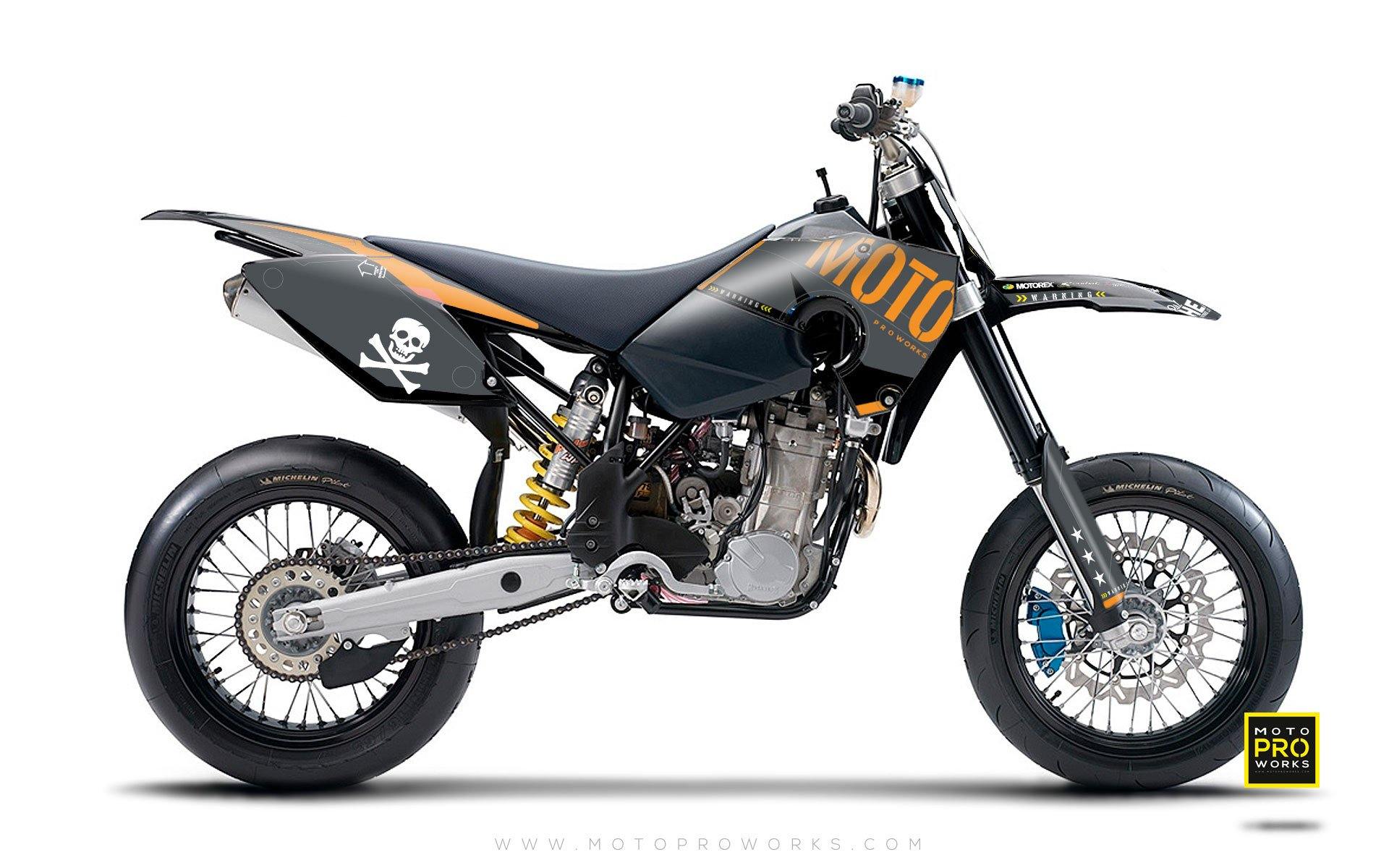 Husaberg GRAPHIC KIT - "GTECH" (dark) - MotoProWorks | Decals and Bike Graphic kit
