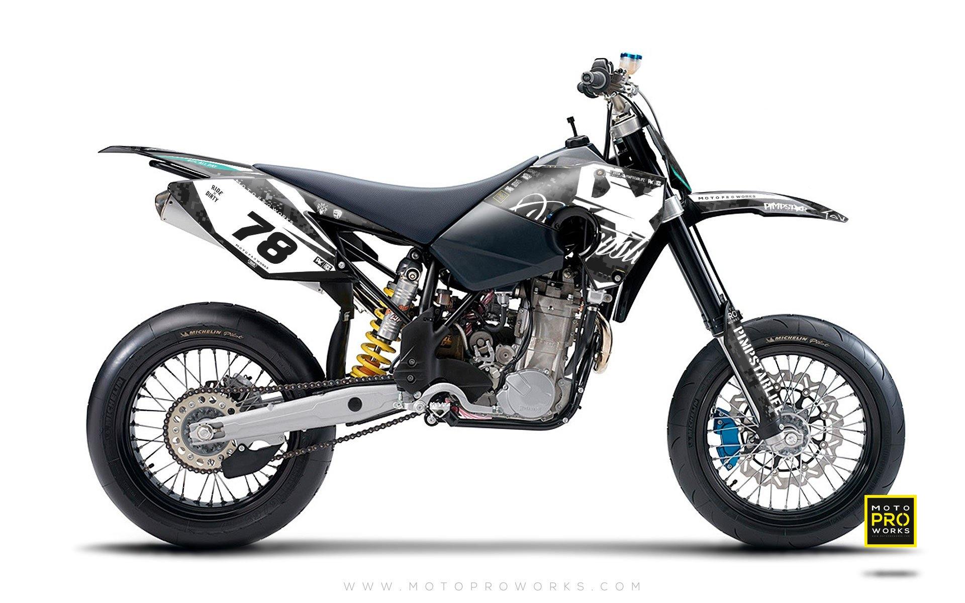 Husaberg GRAPHIC KIT - "MARPAT" (black) - MotoProWorks | Decals and Bike Graphic kit