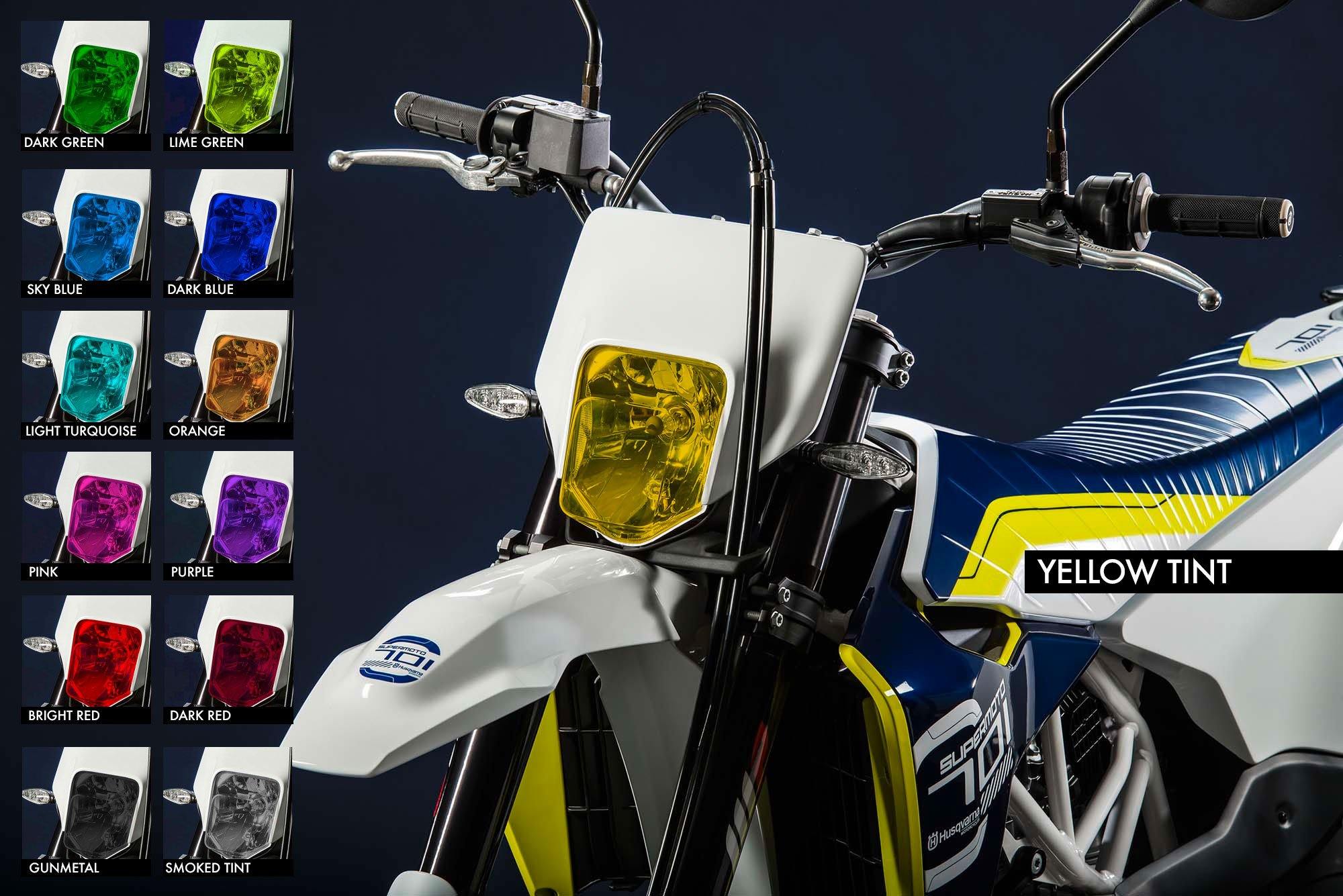 Premium Headlight tinted film (universal) - MotoProWorks | Decals and Bike Graphic kit
