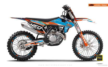 KTM GRAPHIC KIT - "ProGO" (blue) - MotoProWorks | Decals and Bike Graphic kit