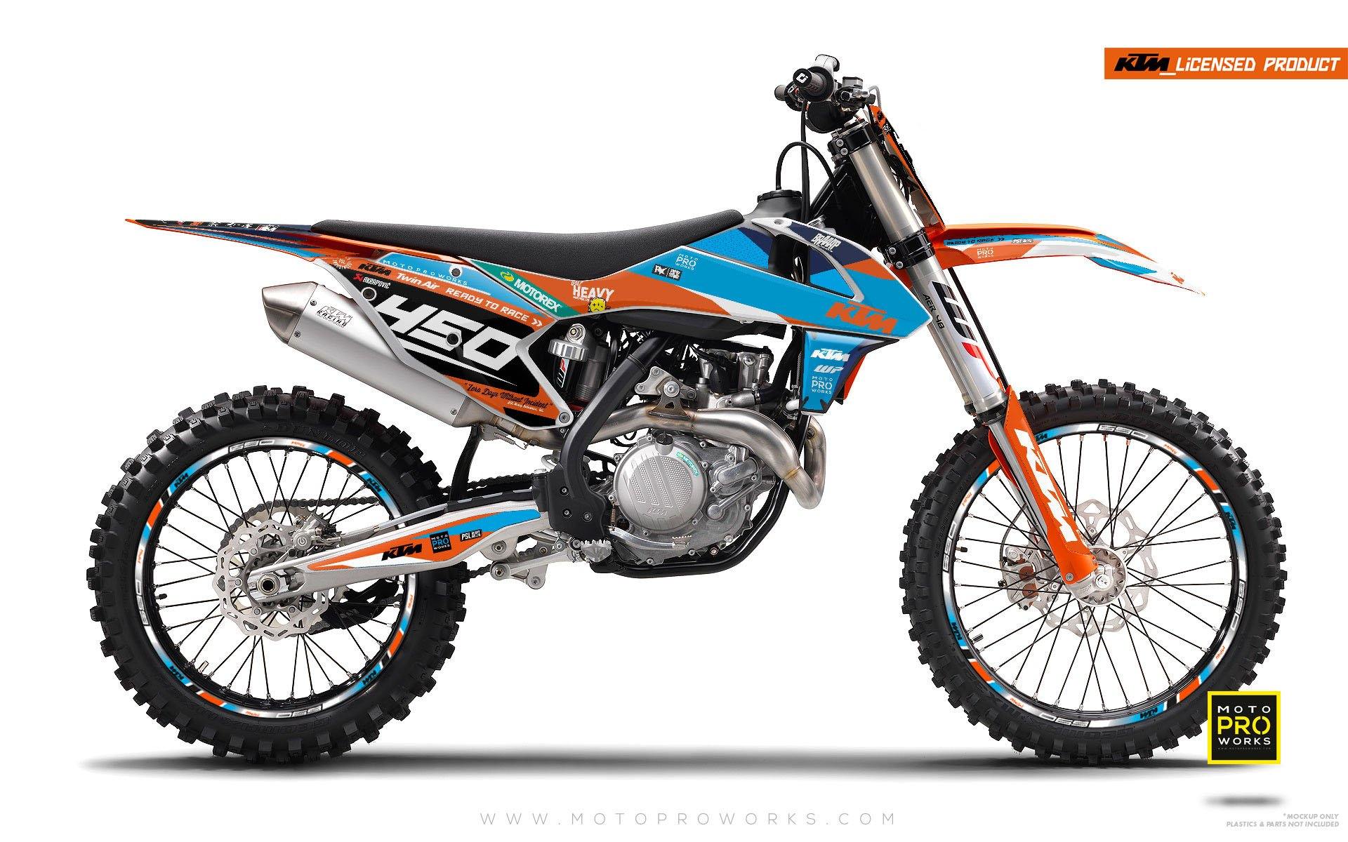 KTM GRAPHIC KIT - "ProGO" (blue) - MotoProWorks | Decals and Bike Graphic kit