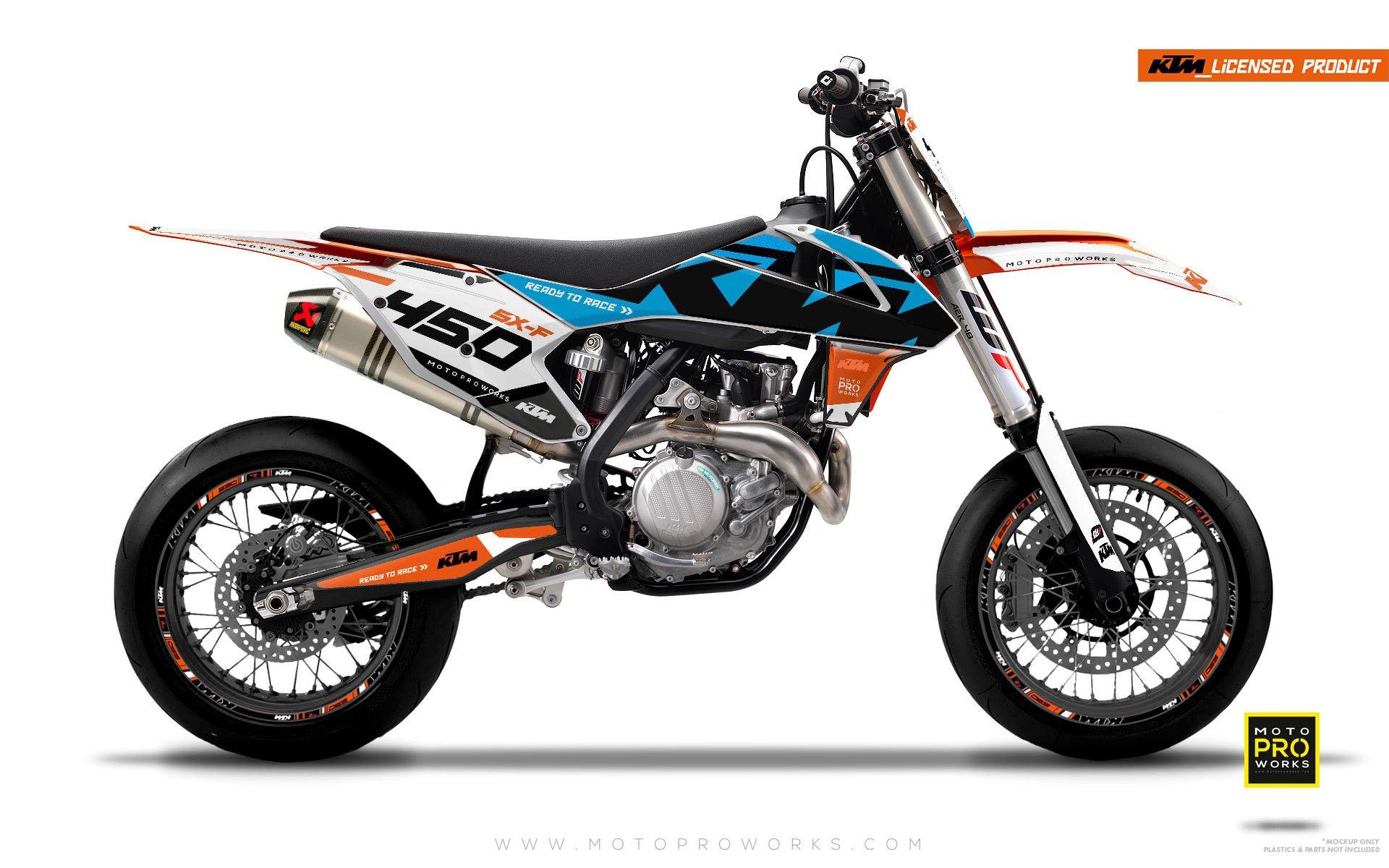 KTM GRAPHIC KIT - "READYONE" (blue) - MotoProWorks | Decals and Bike Graphic kit