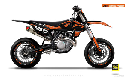 KTM GRAPHIC KIT - "READYONE" (orange/black) - MotoProWorks | Decals and Bike Graphic kit