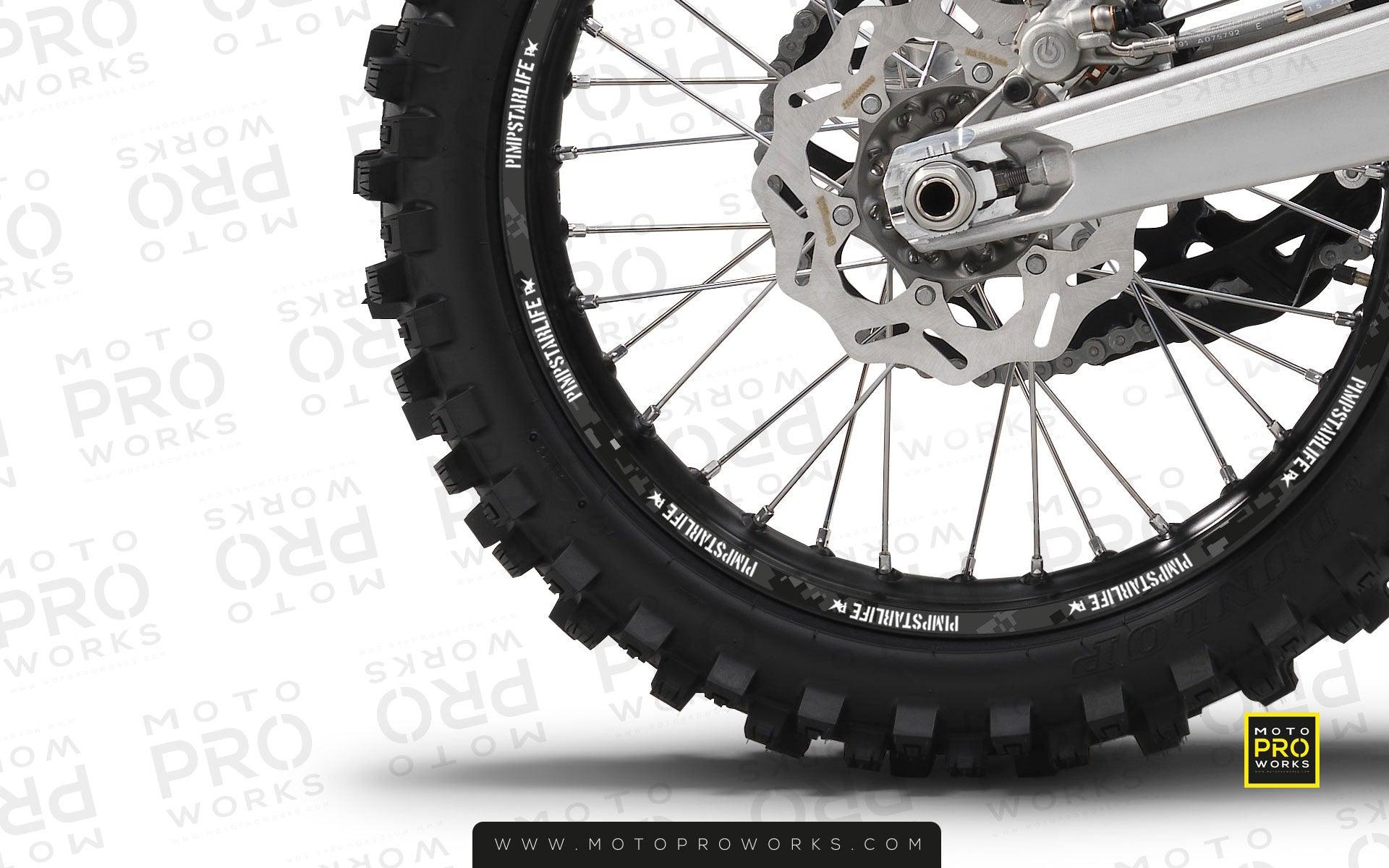 Rim Stripes - "MARPAT" Pimpstar (urban) - MotoProWorks | Decals and Bike Graphic kit