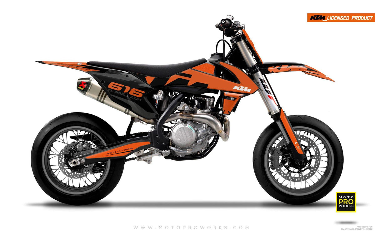 KTM GRAPHIC KIT - &quot;ROC&quot; (orange) - MotoProWorks | Decals and Bike Graphic kit
