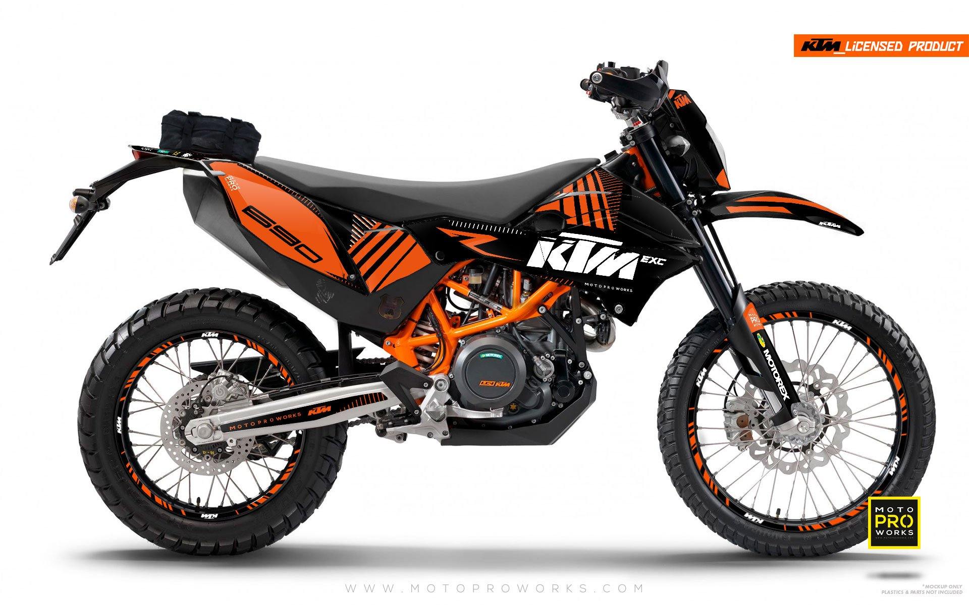 KTM GRAPHIC KIT - "VIBE" (blacksolid) - MotoProWorks | Decals and Bike Graphic kit