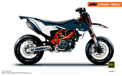 KTM GRAPHICS - 690 SMC-R "Carera" (Blue) - MotoProWorks
