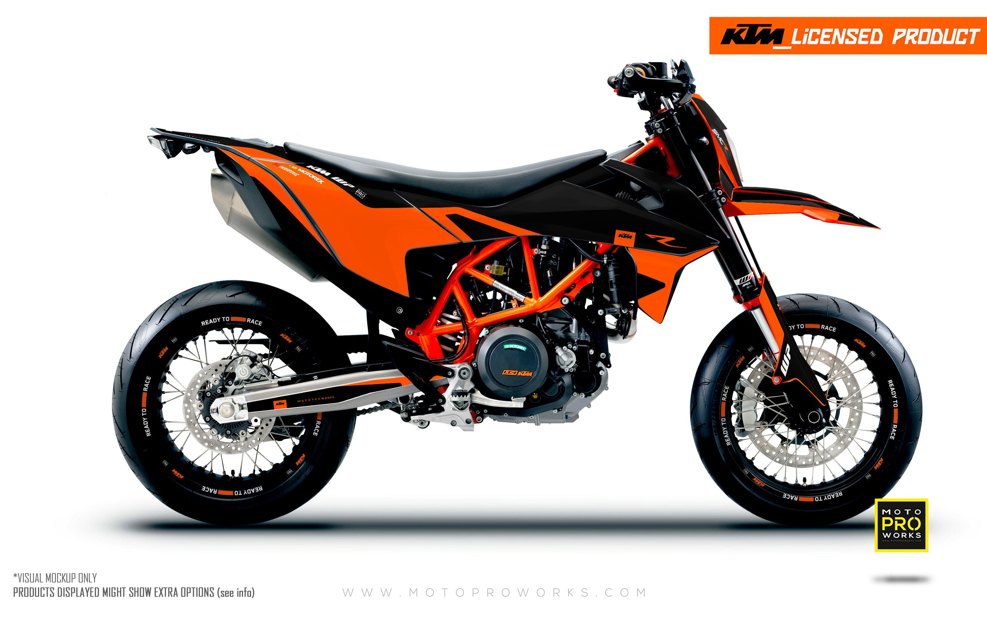 KTM GRAPHICS - 690 SMC-R "Carera" (Orange) - MotoProWorks