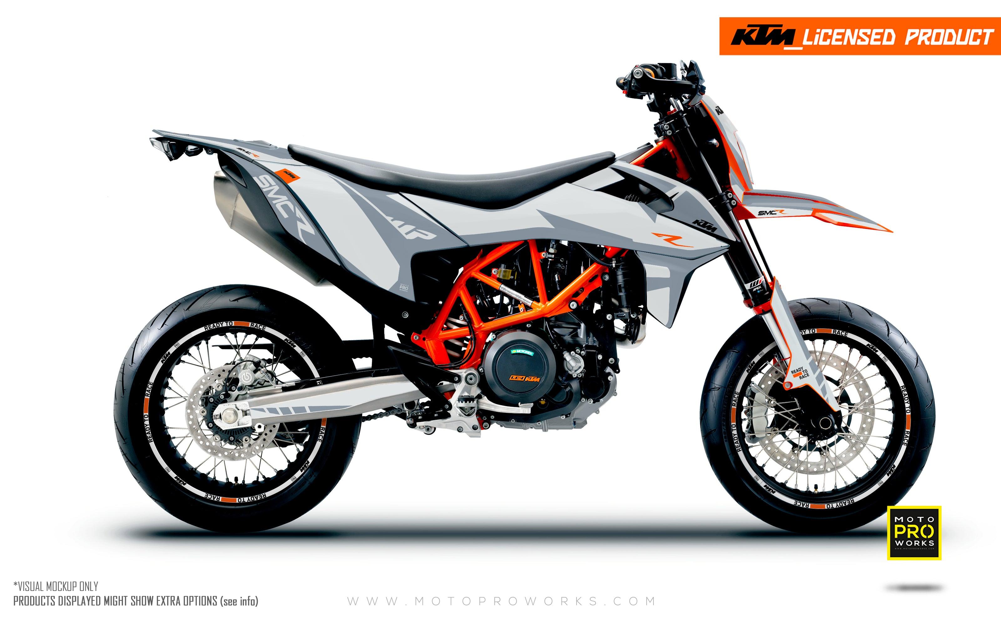 KTM GRAPHICS - 690 SMC-R "Swift" (Grey) - MotoProWorks
