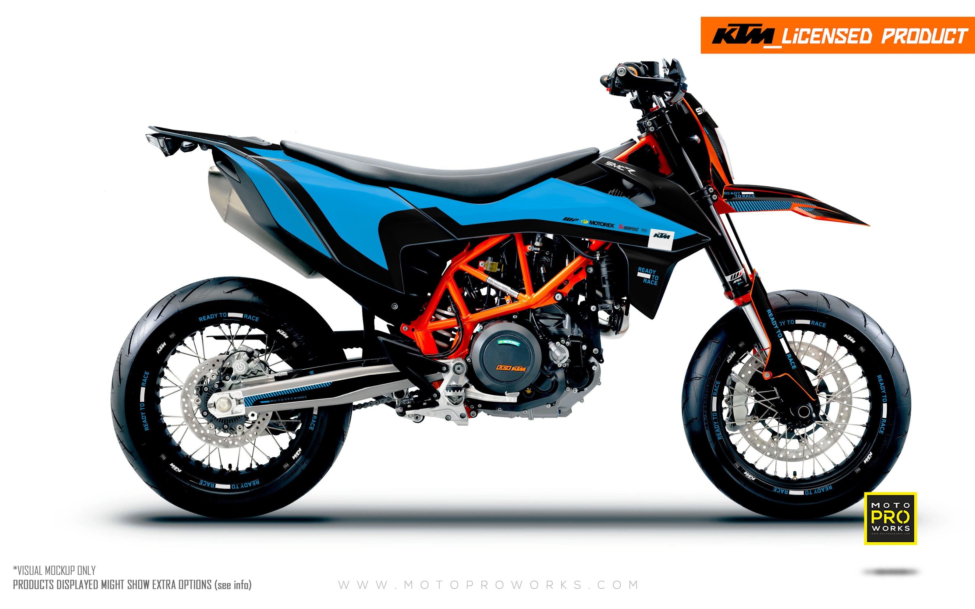 KTM GRAPHICS - 690 SMC-R "Sprint" (Blue/Black) - MotoProWorks