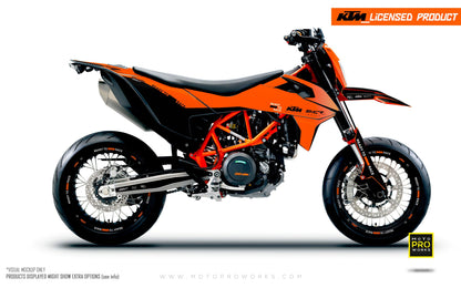 KTM GRAPHICS - 690 SMC-R "Fade" (Orange) - MotoProWorks