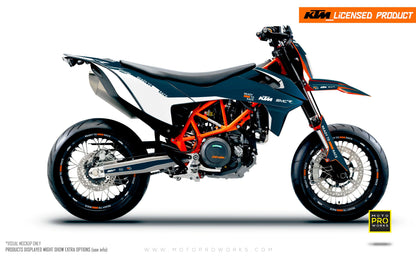 KTM GRAPHICS - 690 SMC-R "Fade" (Blue) - MotoProWorks