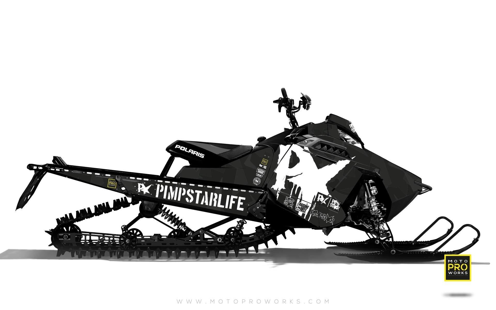 Polaris Graphics - "M90" (black) - MotoProWorks | Decals and Bike Graphic kit