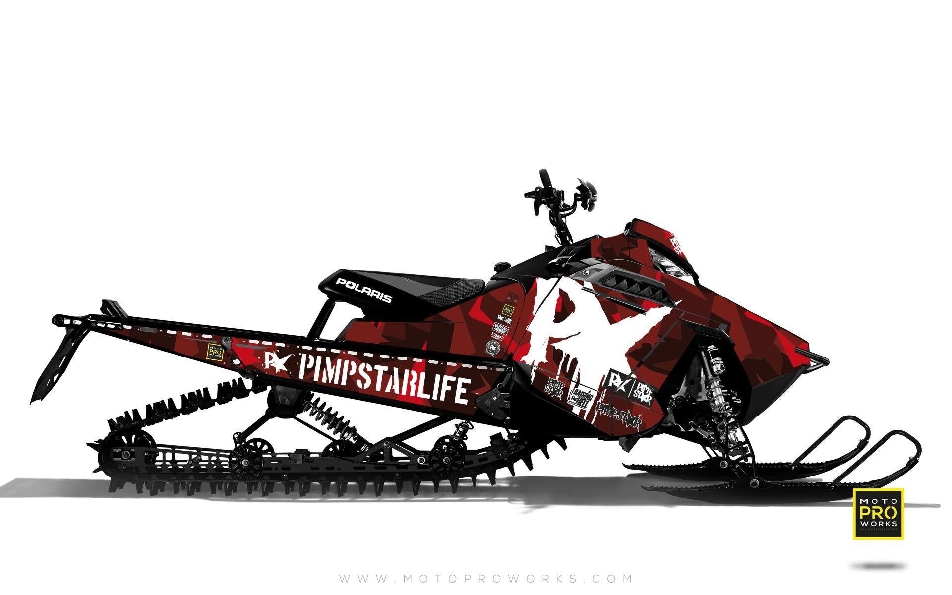 Polaris Graphics - "M90" (red) - MotoProWorks | Decals and Bike Graphic kit
