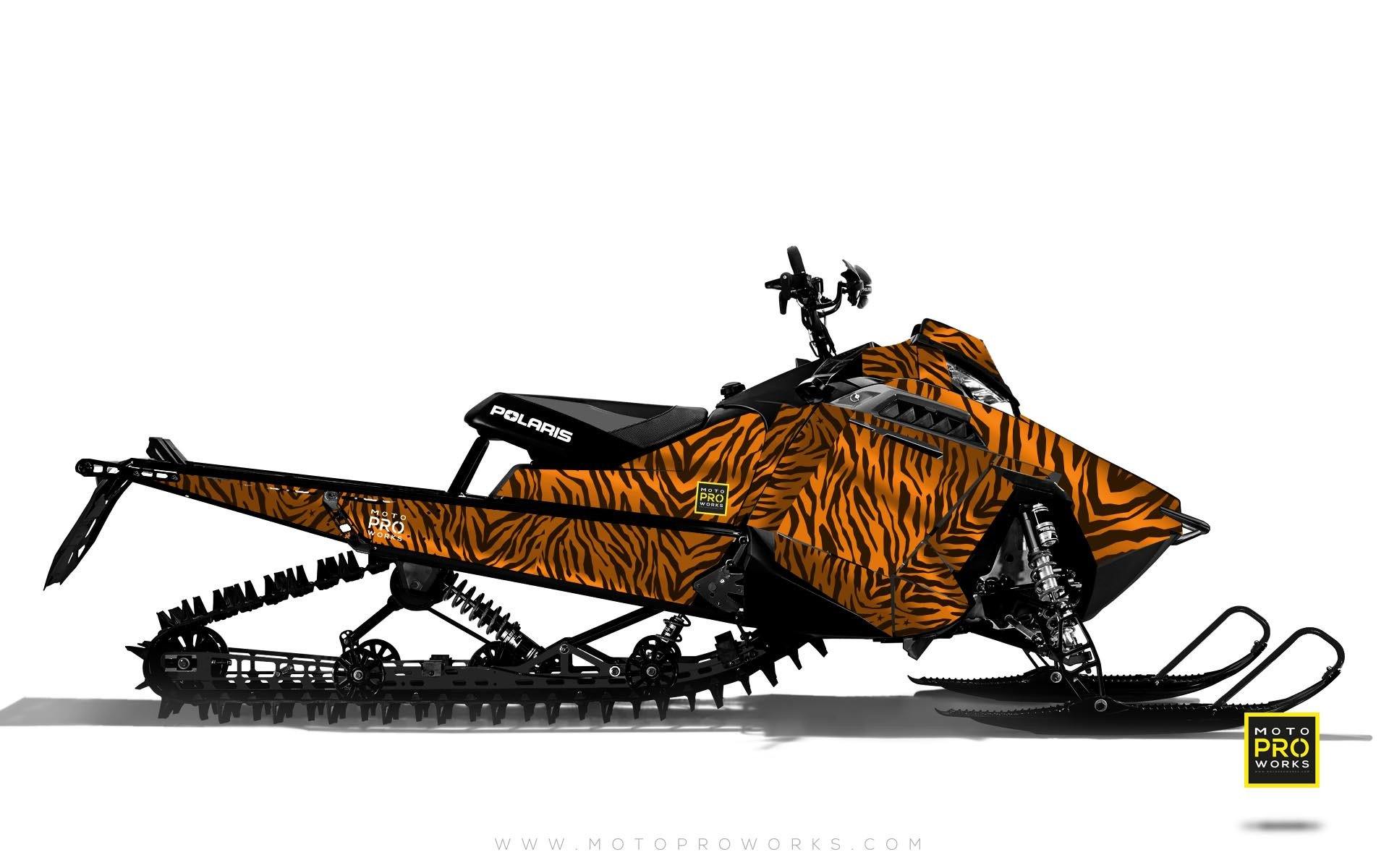 Polaris Graphics - "Stripey" (orange) - MotoProWorks | Decals and Bike Graphic kit