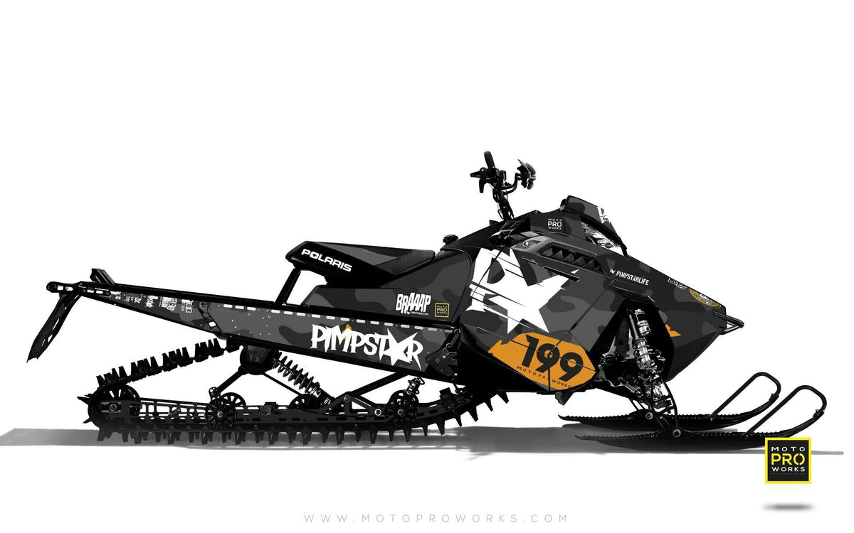 Polaris Graphics - &quot;Wildcamo&quot; (black) - MotoProWorks | Decals and Bike Graphic kit