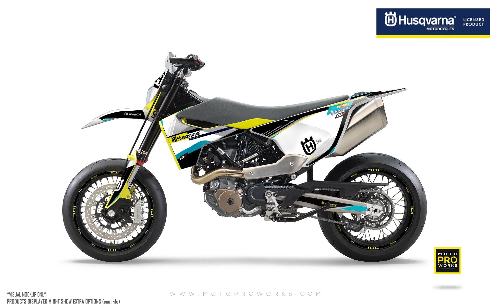 Husqvarna 701 GRAPHIC KIT - "Jagged" - MotoProWorks | Decals and Bike Graphic kit