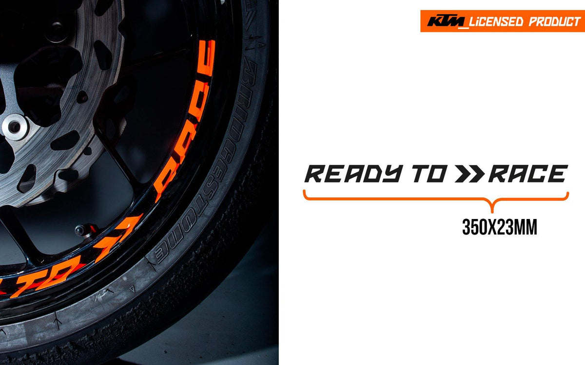 KTM Decals - &quot;Ready To Race&quot; - MotoProWorks | Decals and Bike Graphic kit