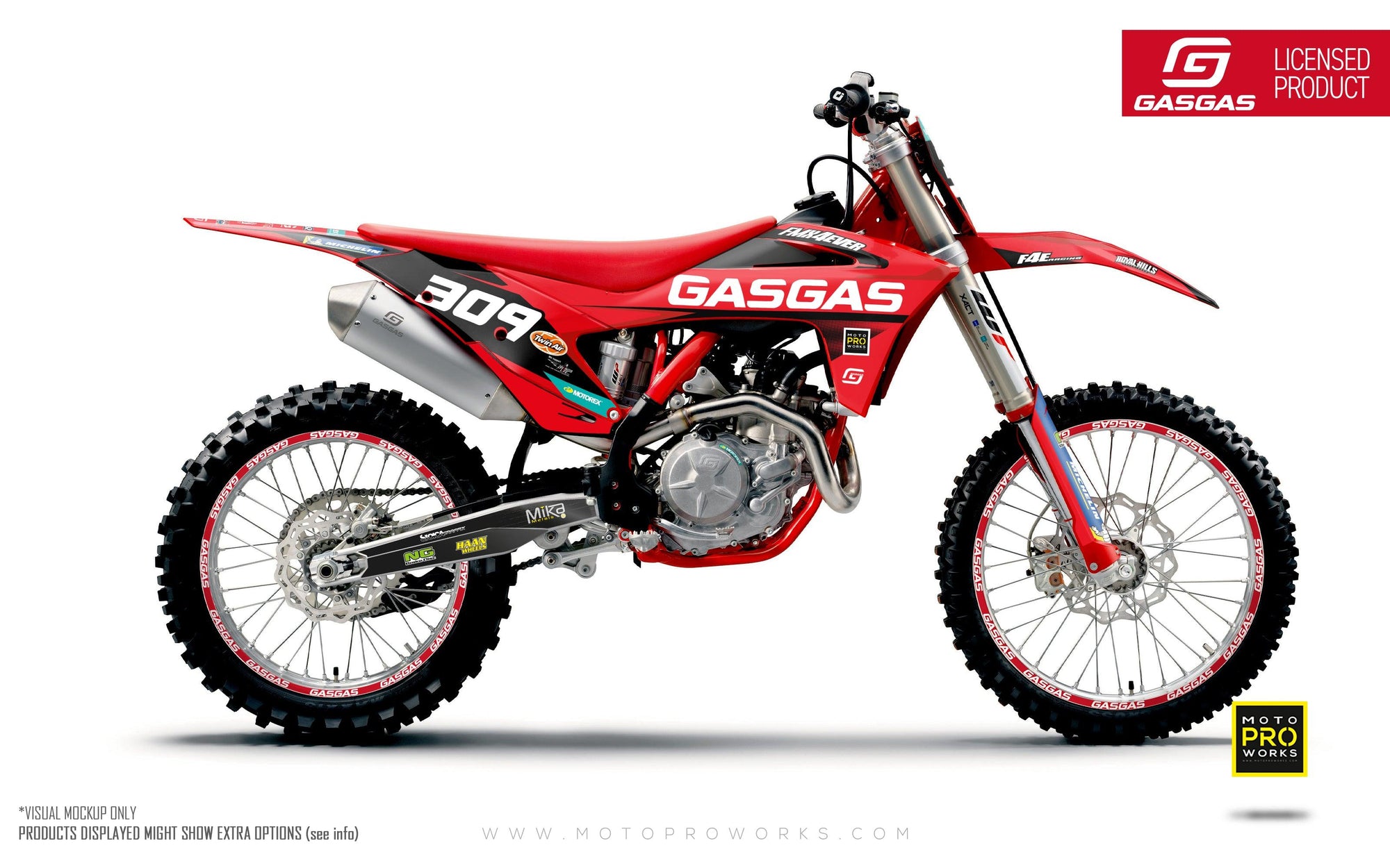 GASGAS GRAPHICS - &quot;FMX4EVER&quot; (Red)