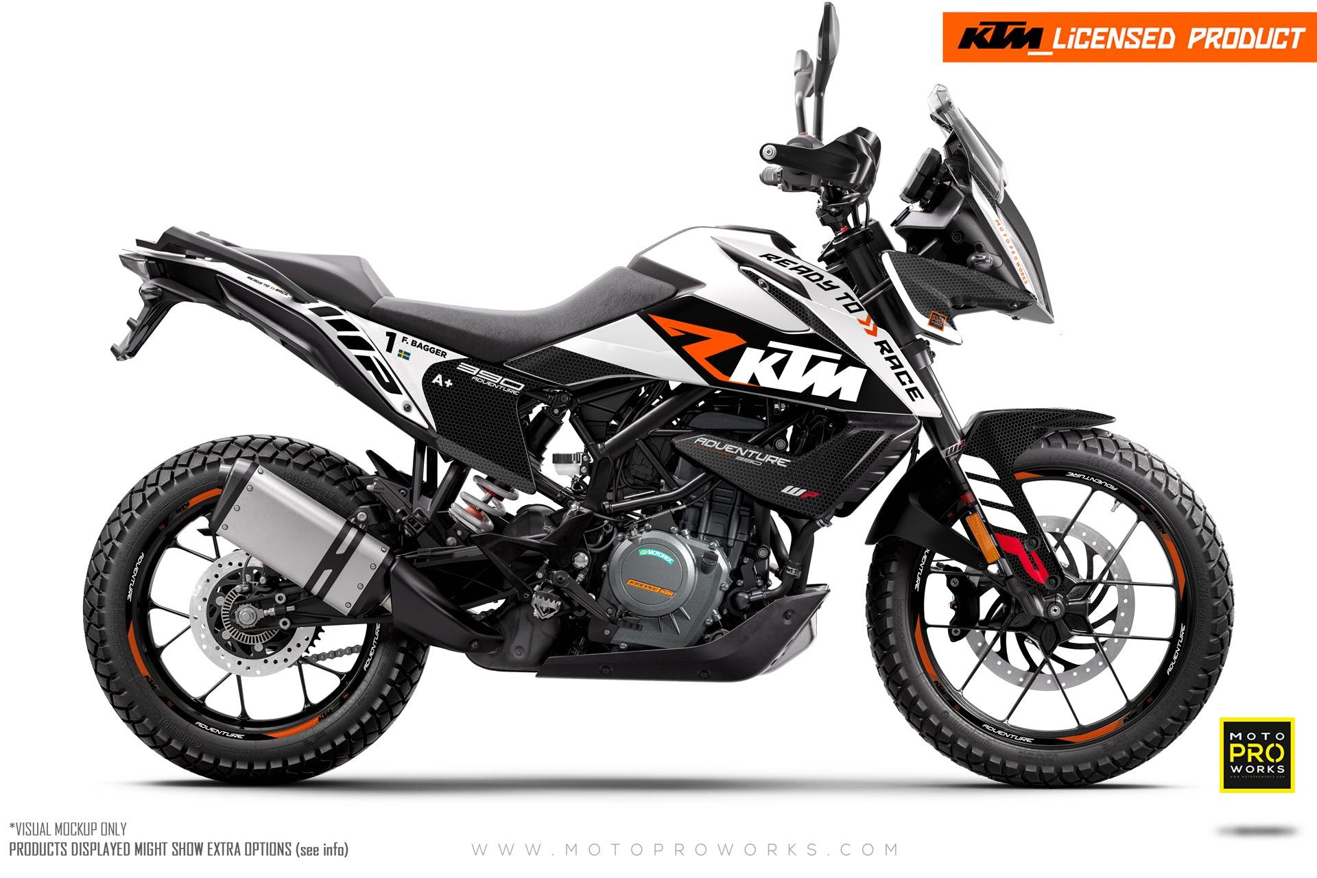 390 Adventure GRAPHICS - &quot;RR-Tech&quot; (White)