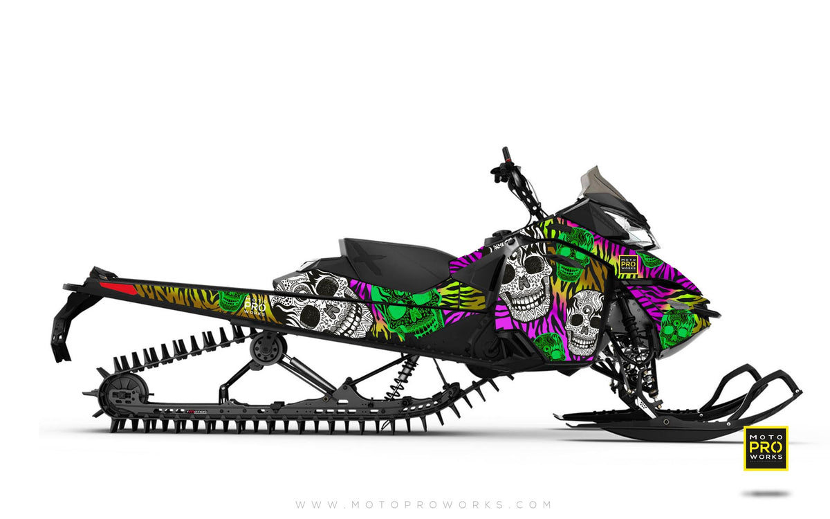 Ski-Doo Graphics - &quot;Fiesta&quot; (zink) - MotoProWorks | Decals and Bike Graphic kit