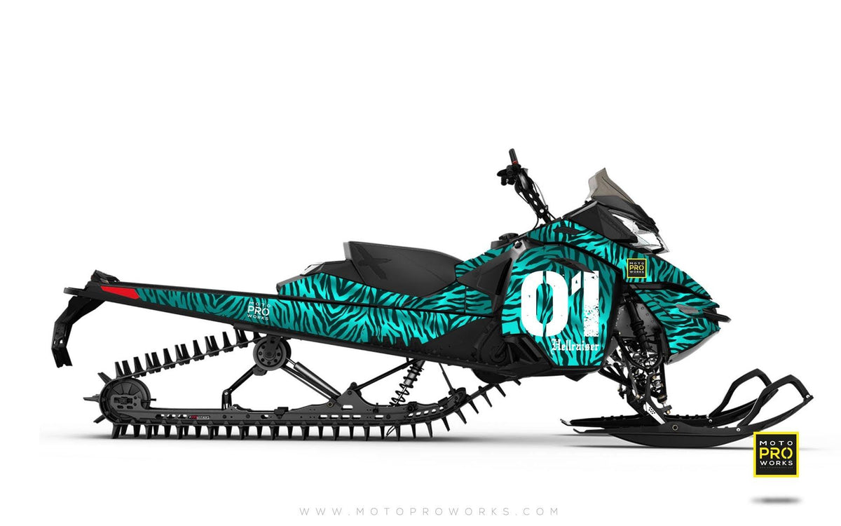 Ski-Doo Graphics - &quot;Stripey&quot; (mintu) - MotoProWorks | Decals and Bike Graphic kit