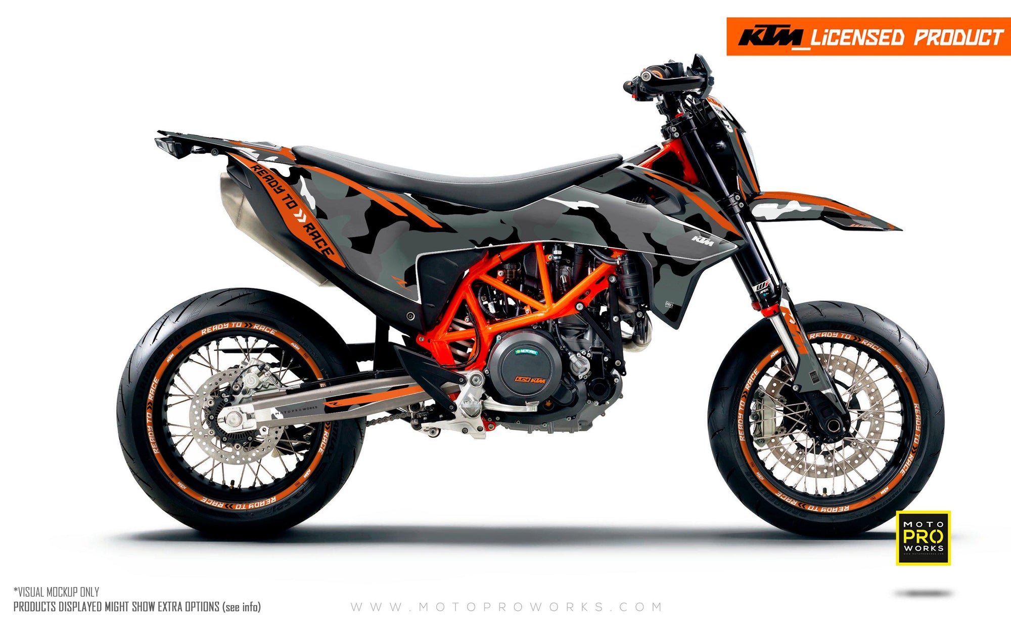 KTM GRAPHIC KIT - "Trac" (camo) - MotoProWorks | Decals and Bike Graphic kit