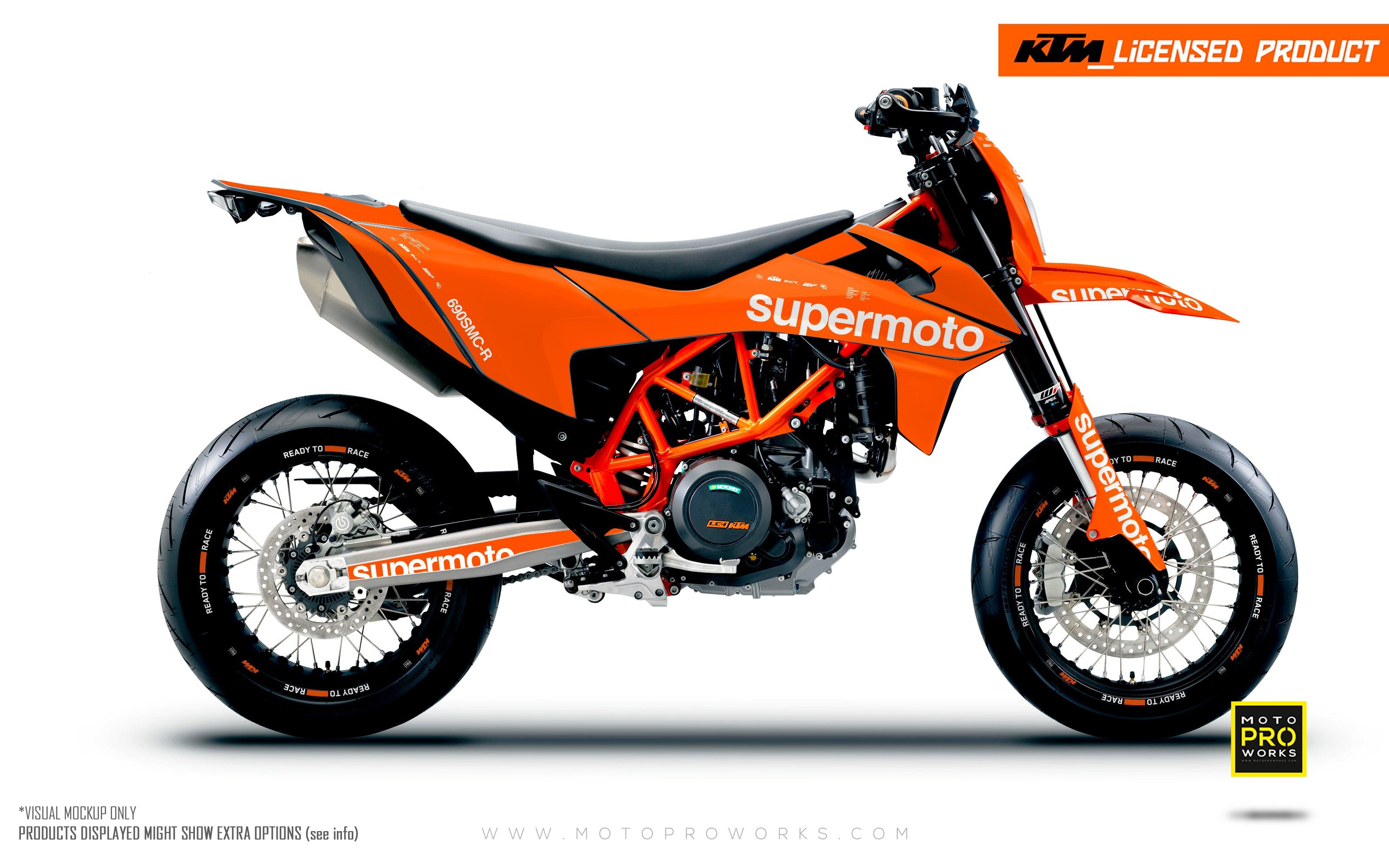 KTM GRAPHICS - 690 SMC-R "Type" (Orange) - MotoProWorks