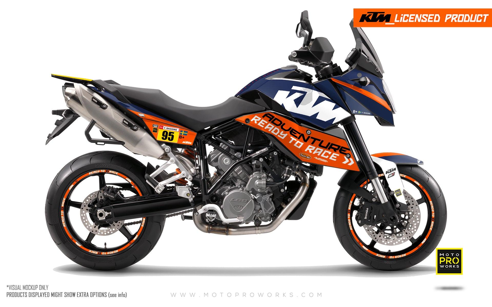 KTM 990 SMT GRAPHICS - "Waypointer" (Dawn) - MotoProWorks