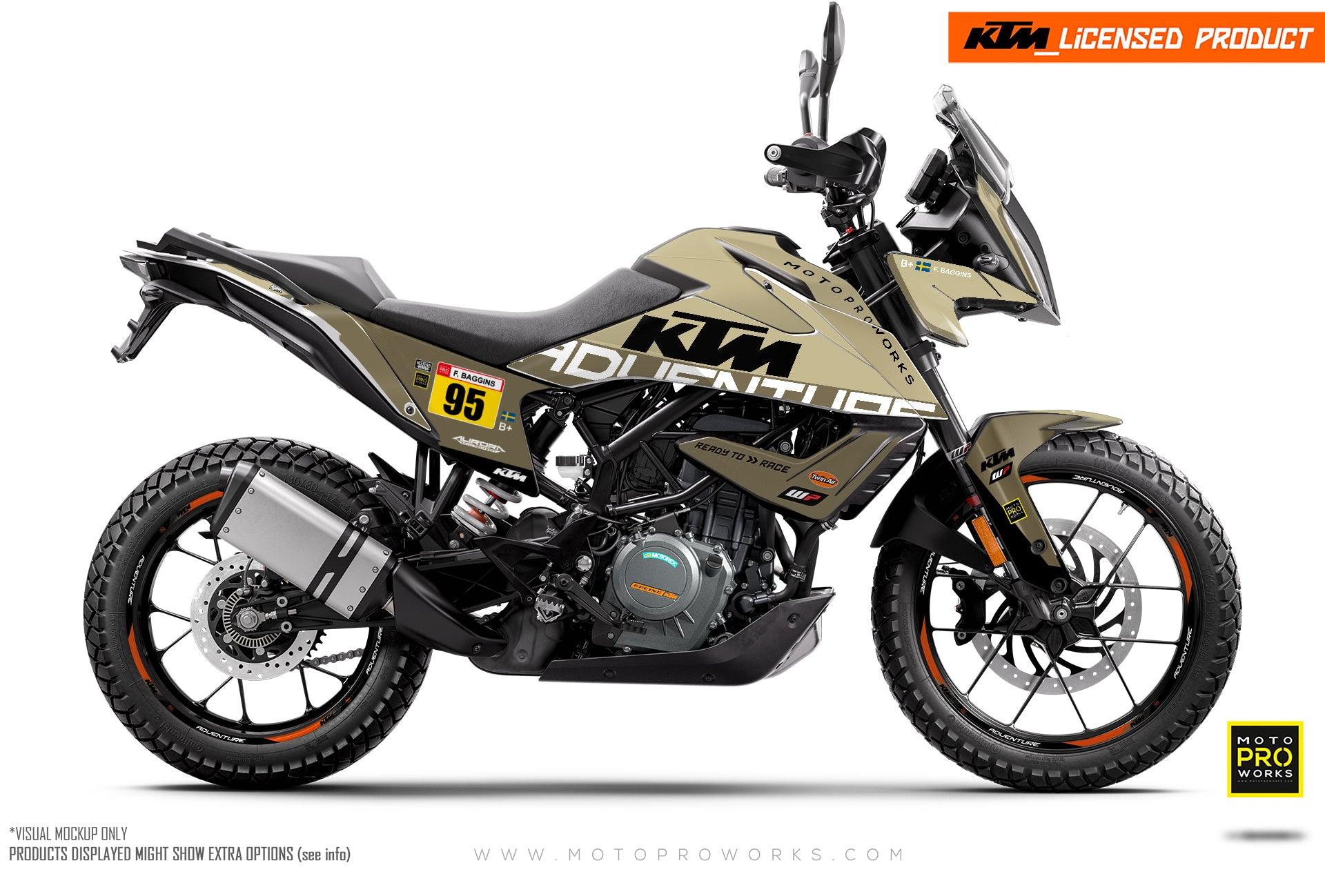 KTM 390 Adventure GRAPHICS - &quot;Waypointer&quot; (Sand)