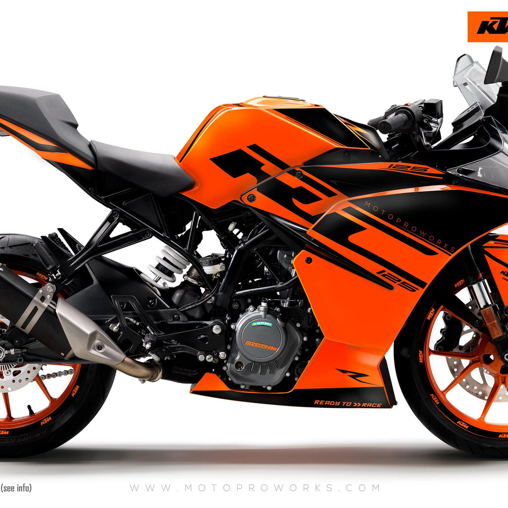 Bike Rc 390 Decals KTM RC 125/200/250/390 GRAPHICS