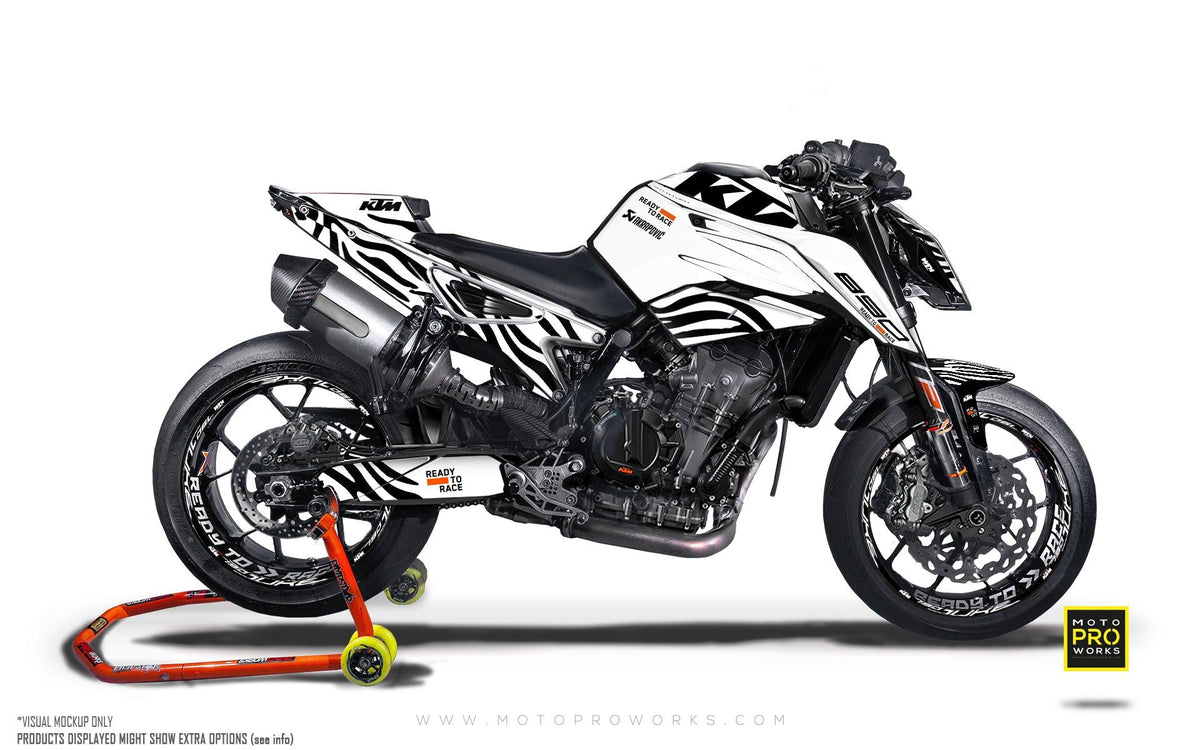 KTM 790/890 Duke GRAPHICS - &quot;Shredder&quot; (White)