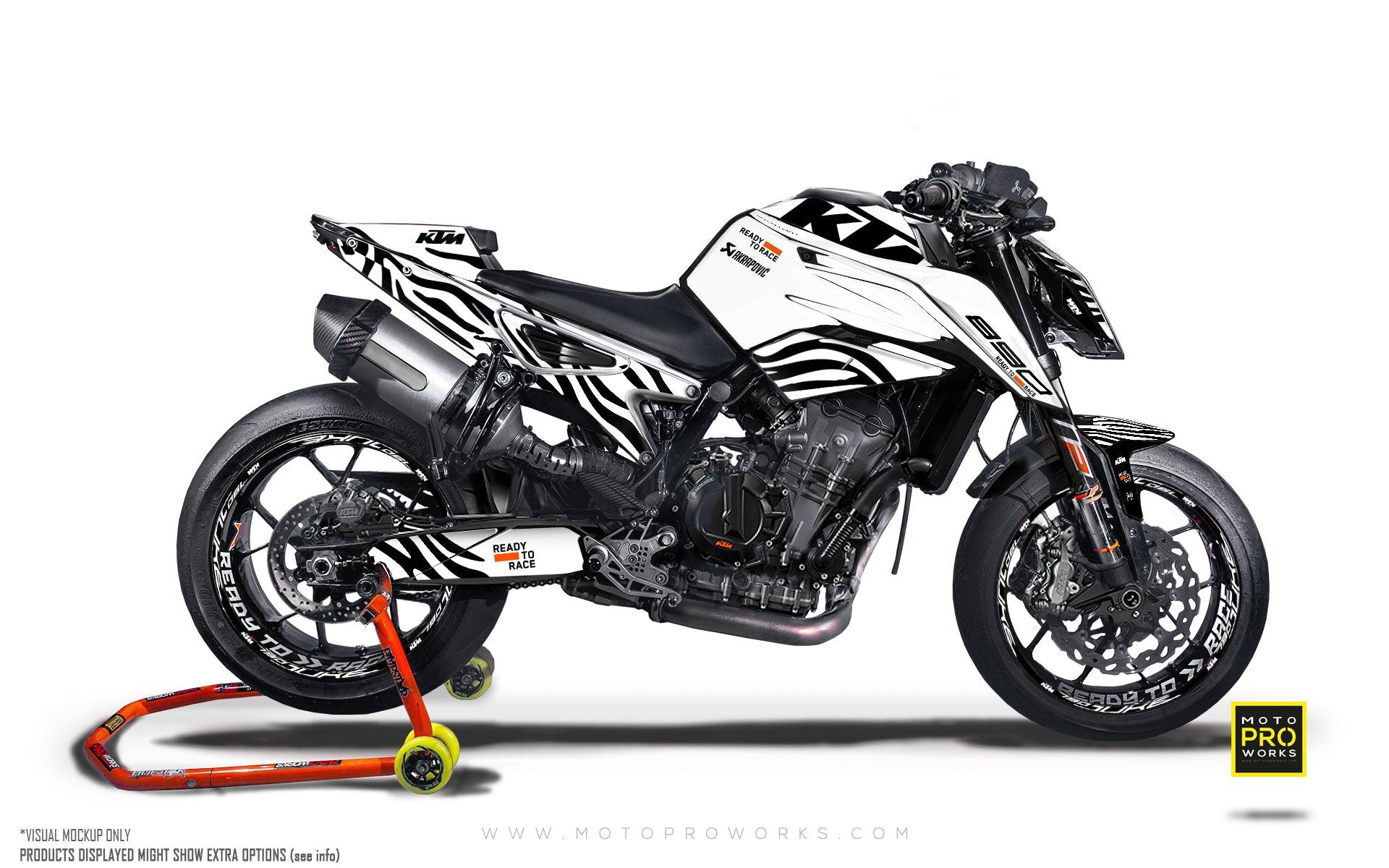 KTM 790/890 Duke GRAPHICS - &quot;Shredder&quot; (White)